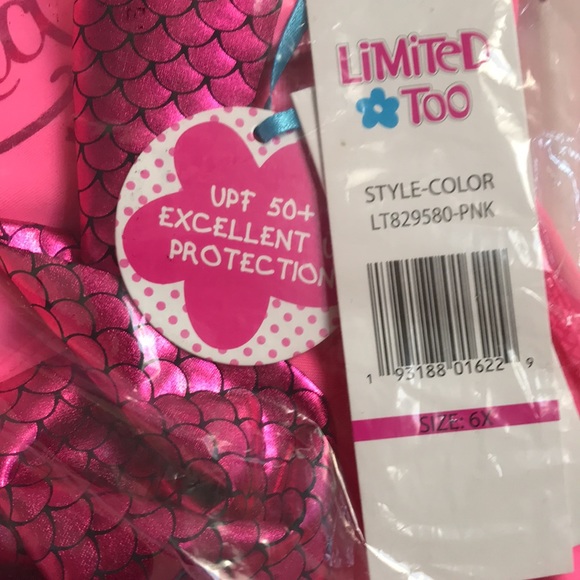 LIMITED TOO Mermaid Ruffle Bikini 2-Piece Set - Picture 5 of 6